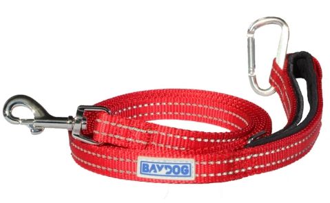 BAYDOG PENSECOLA LEASH 6&#39; RED