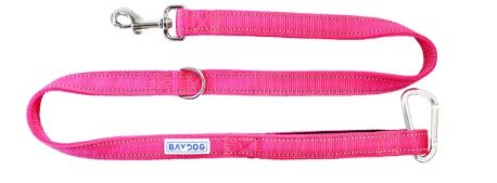 BAYDOG HUDSON LEASH 6&#39; BRIGHT PINK