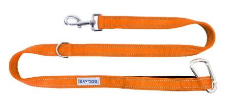 BAYDOG HUDSON LEASH 6&#39; ORANGE