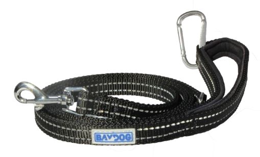 BAYDOG PENSECOLA LEASH 6&#39; BLACK