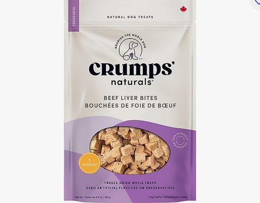 CRUMPS 10OZ TREATS BEEF LIVER BITES