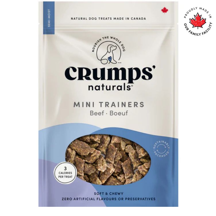 CRUMPS NATURALS 10.6OZ MINI TRAINERS BEEF