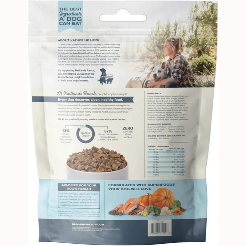 BADLANDS RANCH DOG 64OZ SUPERFOOD COMPLETE CHICKEN