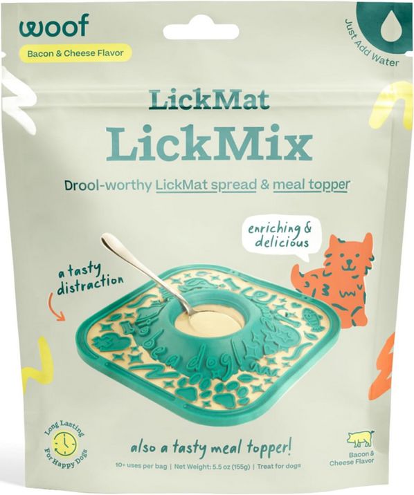 WOOF 5.5OZ LICKMIX BACON &amp; CHEESE