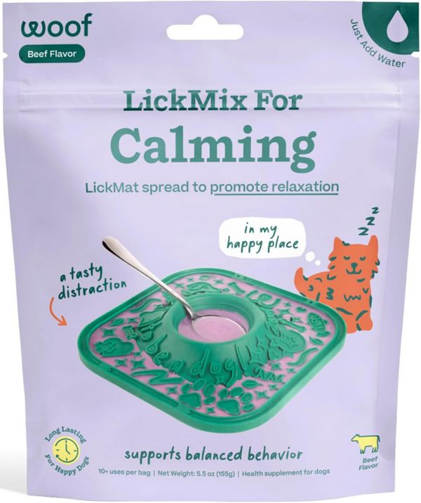 WOOF 5.5OZ LICKMIX CALMING BEEF