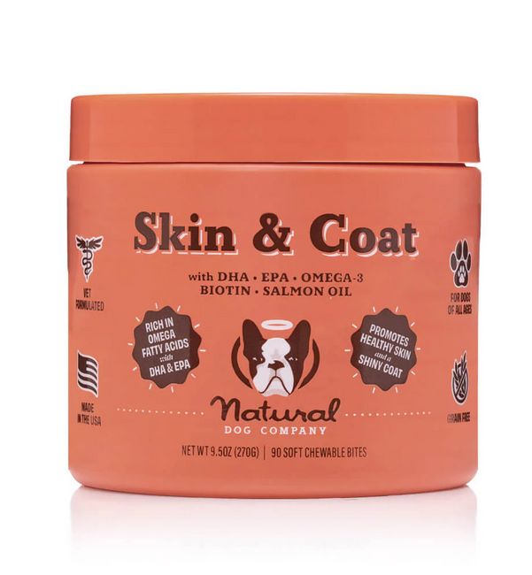 NATURAL DOG COMPANY - SKIN &amp; COAT 90 COUNT