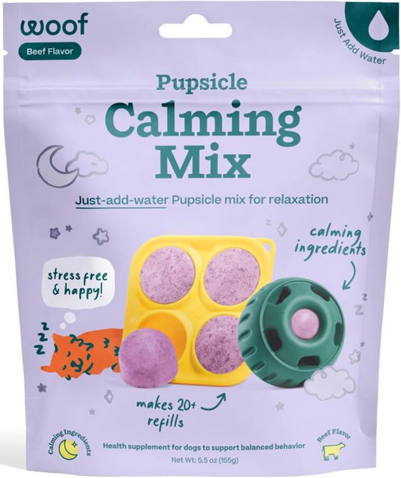 WOOF 5.5OZ PUPSICLE CALMING MIX BEEF