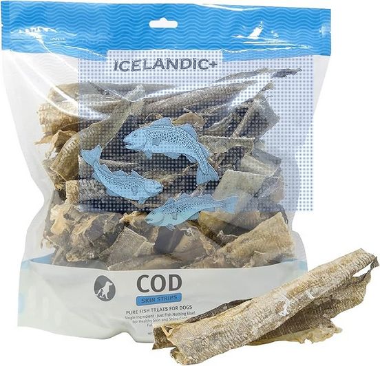 ICELANDIC 1# COD SKIN STRIPS