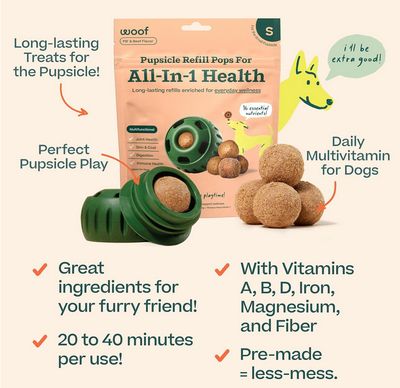 WOOF 6OZ WELLNESS POPS ALL IN ONE SMALL
