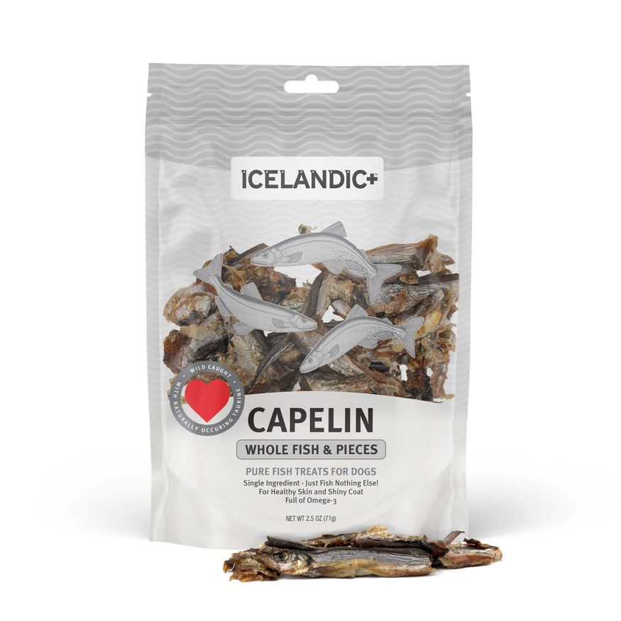 ICELANDIC CAPELIN WHOLE FISH - 2.5 OZ