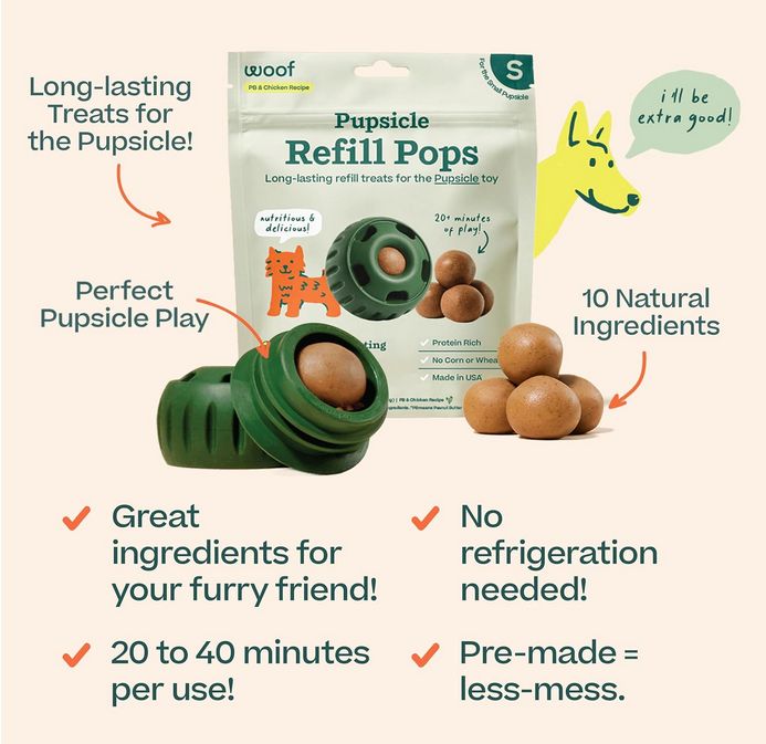 WOOF CHICKEN PB REFILL SM