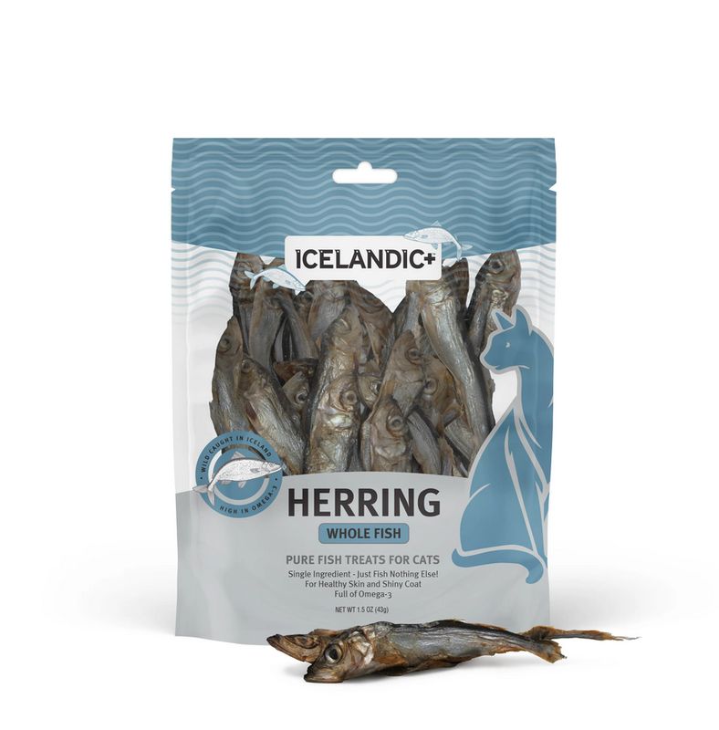 ICELANDIC CAT 1.5OZ HERRING WHOLE FISH