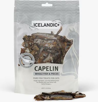 ICELANDIC CAT 1.5OZ CAPELIN WHOLE FISH