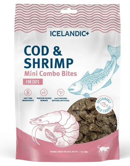ICELANDIC CAT 1.7OZ MINI COD SHRIMP COMBO BITES