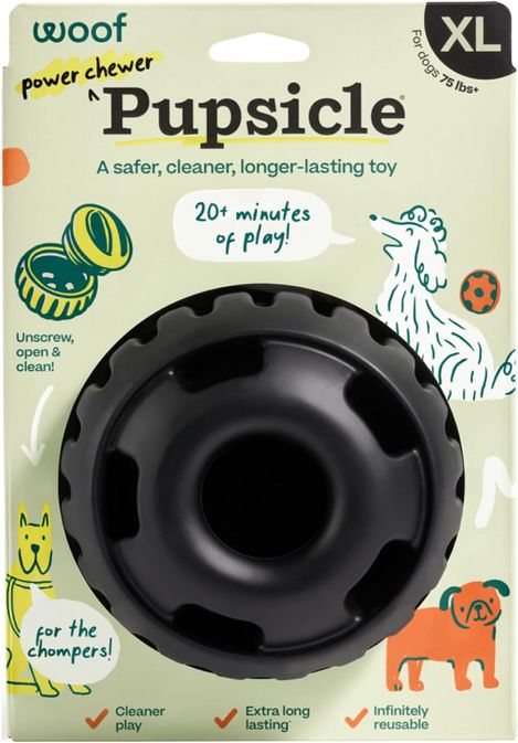 WOOF PUPSCICLE POWER CHEWER BLACK XL