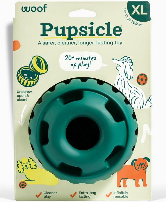 WOOF PUPSCICLE TOY - GREEN XL