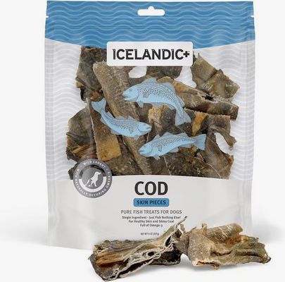 ICELANDIC COD SKINS BLK 8OZ