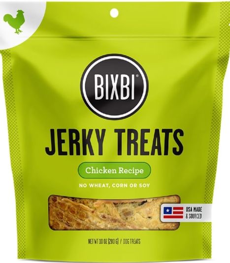 BIXBI DOG 10OZ CHICKEN JRKY