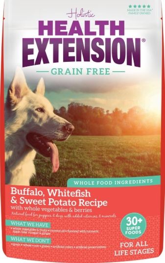 HEALTH EXTENSION DOG - BUFFALO &amp; WHITEFISH 23.5LB