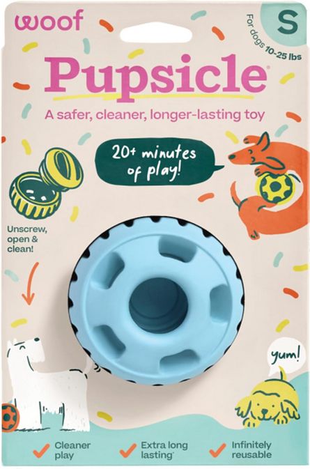 WOOF PUPSICLE BIRTHDAY BLUE SM