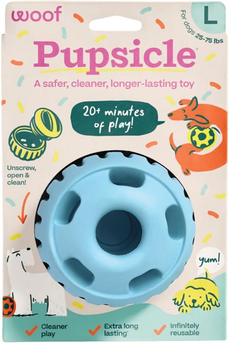 WOOF PUPSICLE BIRTHDAY BLUE LG