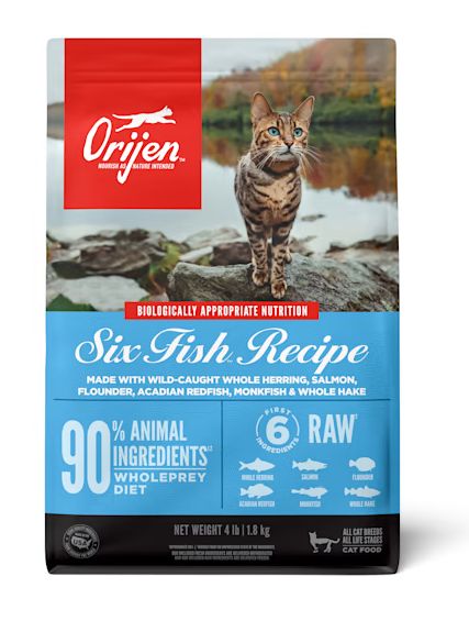 ORIJEN CAT 4# SIX FISH
