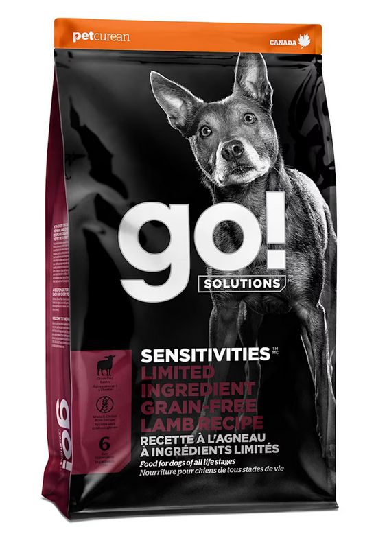 PETCUREAN GO! DOG 22# SENSITIVITIES GF LAMB