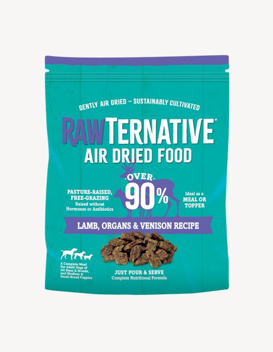 RAWTERNATIVE AIR DRIED DOG 1# LAMB &amp; VENISON