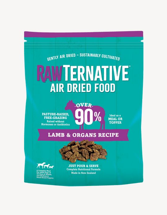 RAWTERNATIVE AIR DRIED DOG 1# LAMB &amp; ORGANS