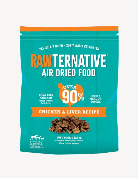 RAWTERNATIVE AIR DRIED DOG 3# CHICKEN &amp; LIVER