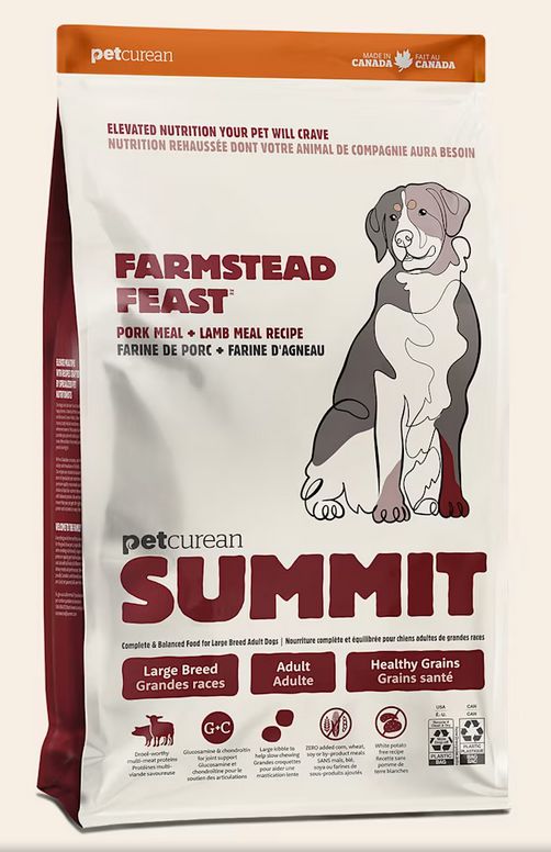 PETCUREAN SUMMIT DOG 25# FARMSTEAD FEAST