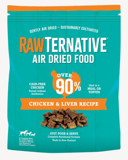 RAWTERNATIVE AIR DRIED DOG 5# CHICKEN &amp; LIVER