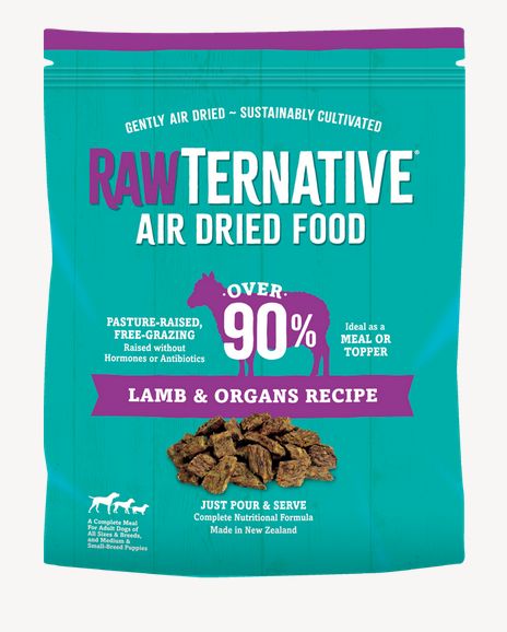RAWTERNATIVE AIR DRIED DOG 5# LAMB &amp; ORGANS