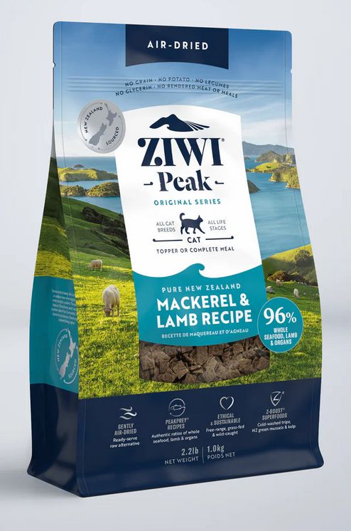 ZIWI PEAK CAT MACKERREL &amp; LAMB 2.2#