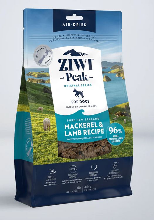 ZIWI PEAK DOG 2.2# MACKEREL &amp; LAMB RECIPE