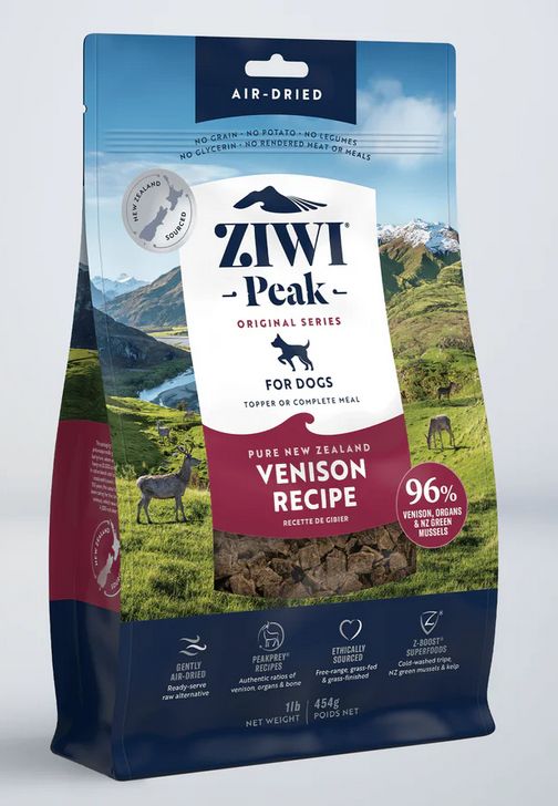 ZIWI PEAK DOG 16OZ VENISON