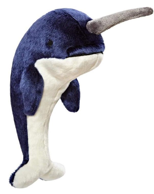 FLUFF &amp; TUFF BLEU NARWHAL