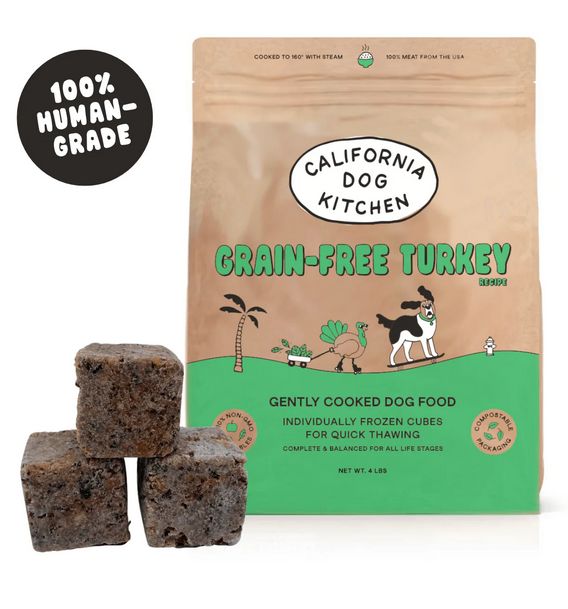 CALIFORNIA DOG KITCHEN 4LB BAG TURKEY