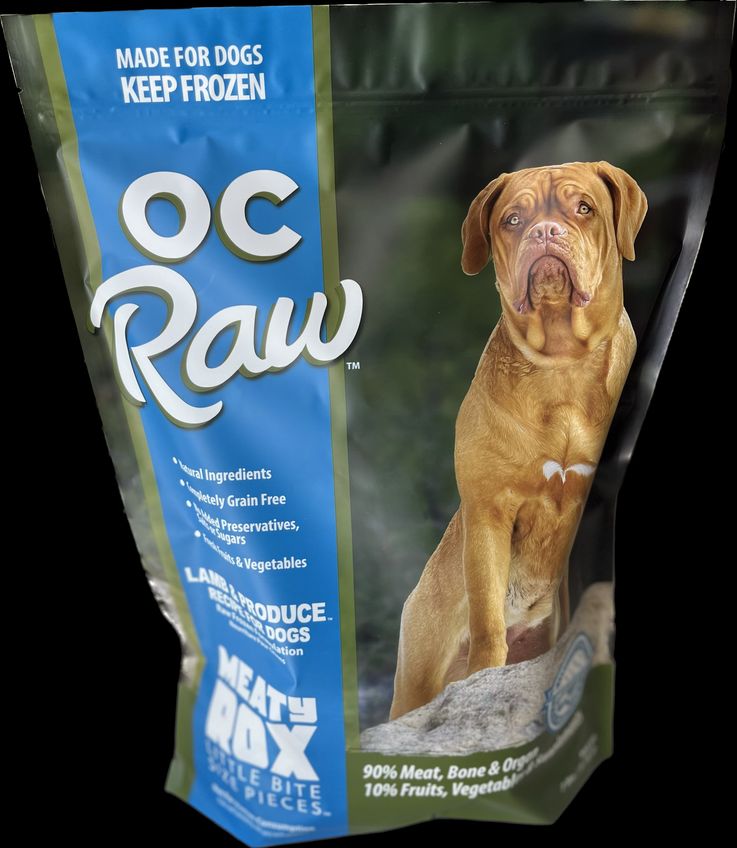 OC RAW 7# FROZEN LAMB &amp; PRODUCE