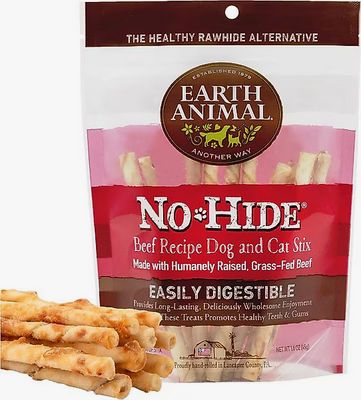 EARTH ANIMAL 10 PACK NO HIDE BEEF STIX