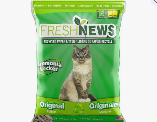 FRESH NEWS 4# PAPER PELLET CAT LITTER