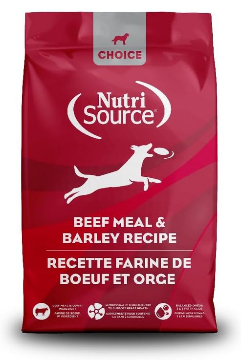 NUTRISOURCE CHOICE 40# BEEF &amp; BARLEY