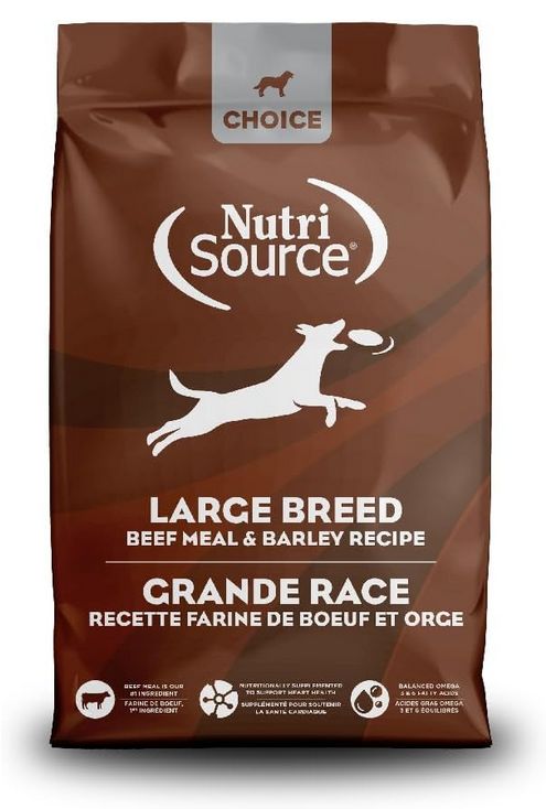 NUTRISOURCE CHOICE 40# LARGE BREED BEEF
