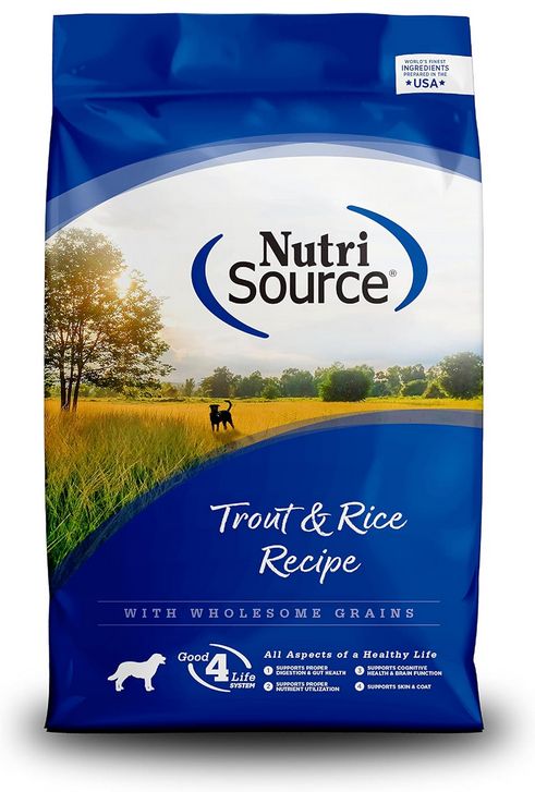 NUTRISOURCE DOG 4# TROUT &amp; RICE