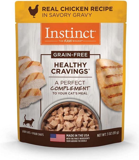 INSTINCT CAT 3 OZ HEALTHY CRAVINGS CHICKEN