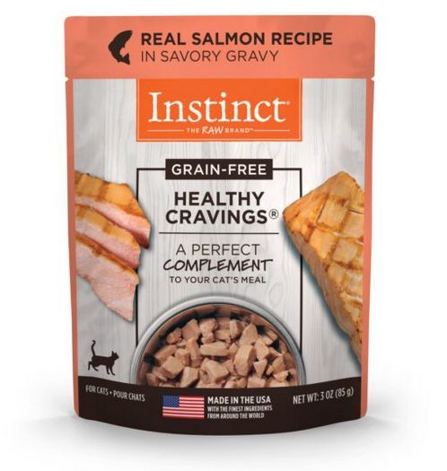 INSTINCT CAT 3OZ HEALTHY CRAVINGS SALMON