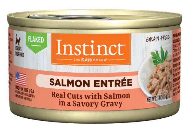 INSTINCT CAT 3OZ SALMON FLAKED