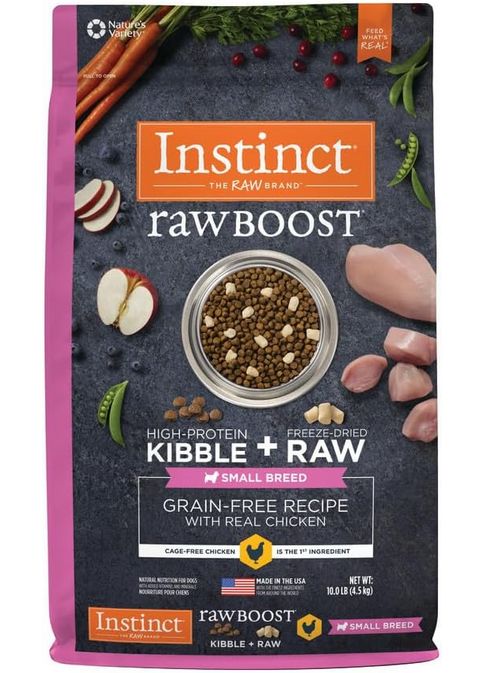 INSTINCT DOG 10# GF RAW BOOST SMALL BREED CHICKEN