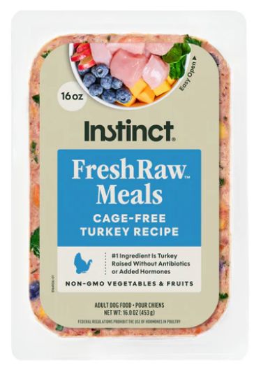 INSTINCT DOG 8OZ FRESHRAW TURKEY