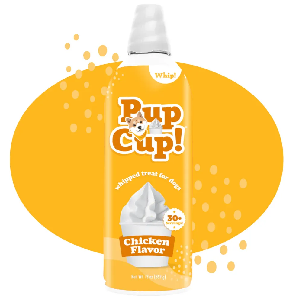 PUP CUP WHIPPED CREAM CHICKEN FLAVOR 13OZ